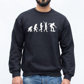 Skateboarding Evolution Sweatshirt, Skateboarders Jumper Gift, Skateboard Apparel, Skateboarding Sweater Funny Skateboarding Gift For him